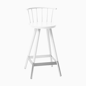 White Tupp Barstool by Storängen Design
