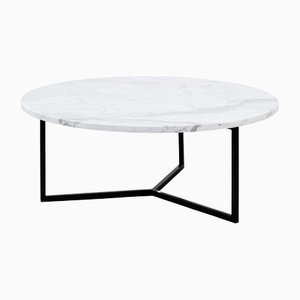Grande Table Basse Ovale Blanche par Un'common