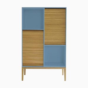 Large Azure Turn Up Cabinet by Colé Italia