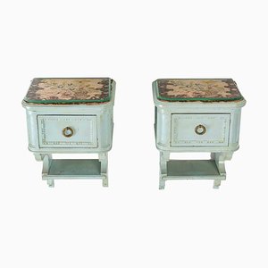 20th Century Embroidery Wall Consoles, Set of 2