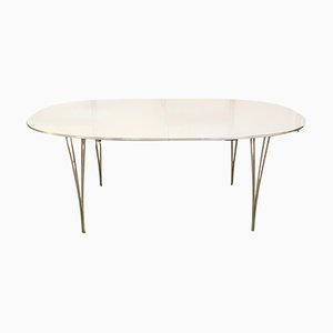 Table Modèle Super Ellipse par Arne Jacobsen Piet Hein et Bruno Mathsson pour Fritz Hansen