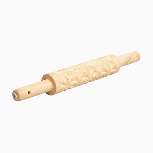 Traditional Pastoral Carved Wood Cooking Roll