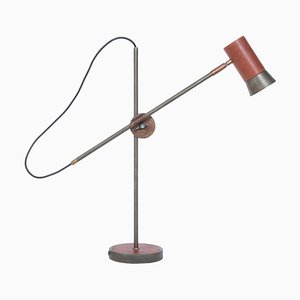Kusk Iron Oxide Leather Table Lamp by Sabina Grubbeson for Konsthantverk