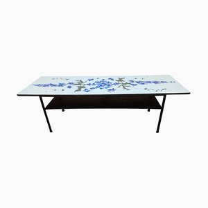 Mid-Century Floral Coffee Table by John Piper for Terence Conran