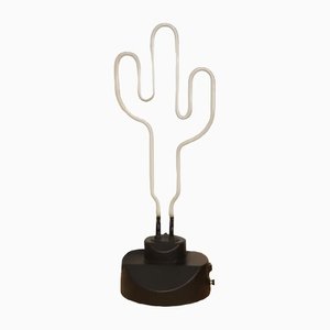 Lampada Cactus al neon vintage