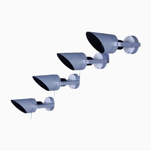 Modern Grey Wall Lamps from Chipetti, Set of 4