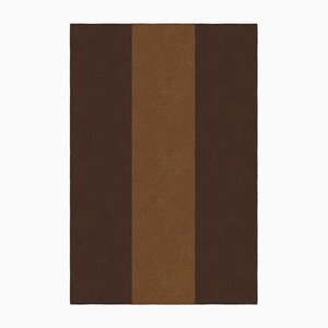 Braun/Schokolade Rechteckiger Teppich von Marqqa
