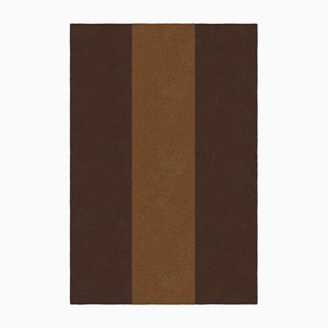 Tapis en Forme de Rectangle Marron/Chocolat de Marqqa