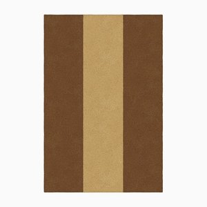 Tapis en Forme de Rectangle Marron/Naturel de Marqqa