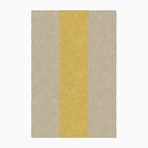 Rechteckiger Teppich in Taupe/Senf von Marqqa