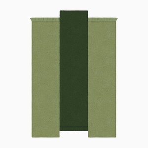 Green Rectangle Shape Out Rug from Marqqa