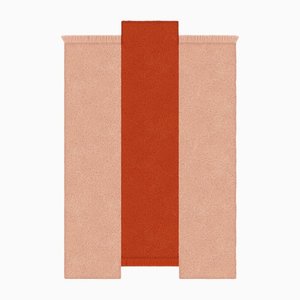 Rose/Brick Rectangle Shape Out Rug from Marqqa