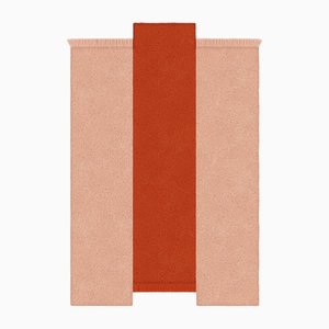 Rose/Brick Rectangle Shape Out Rug from Marqqa