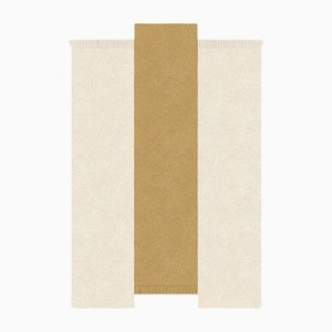 White/Natural Rectangle Shape Out Rug from Marqqa
