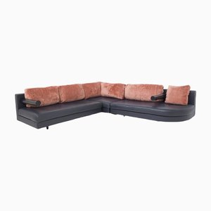 Leather Corner Sofa by Antonio Citterio for B&b Italia