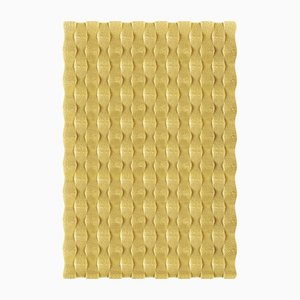 Mustard Rectangle Textured Rug from Marqqa