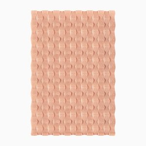 Tapis Texturé Rose Rectangle de Marqqa