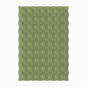 Tapis Texturé Rectangulaire Vert Clair de Marqqa