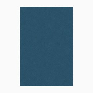 Dark Blue Rectangle Plain Rug from Marqqa
