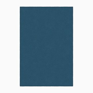 Dark Blue Rectangle Plain Rug from Marqqa