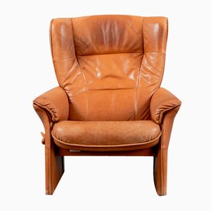 Vintage Leather Armchair by Söderberg, Sweden