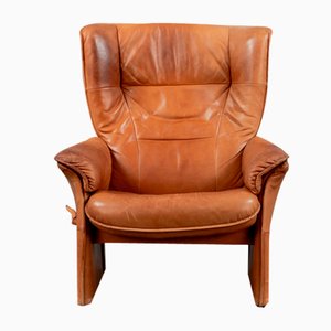 Vintage Leather Armchair by Söderberg, Sweden