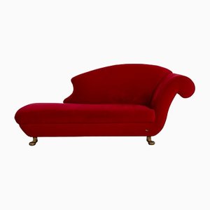 Three-Seater Loulou Sofa in Red Fabric from Bretz
