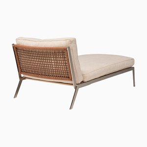 Chaise longue Happy beige di Antonio Citterio per Flexform