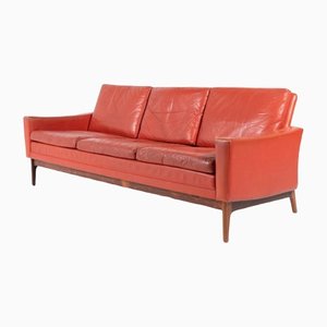 Modern Danish Leather Sofa, 1960s