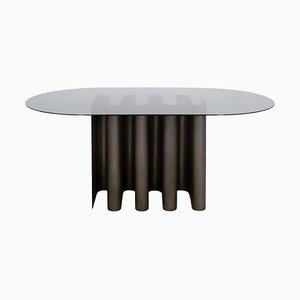 Mesa de comedor Tavolo2 en gris ahumado de Pulpo