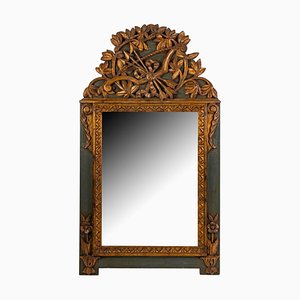 19th Century Carved Wood Mirror in the style of Louis XVI