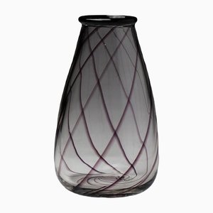 Vase with Internal Stripes by Elis Bergh for Kosta Boda