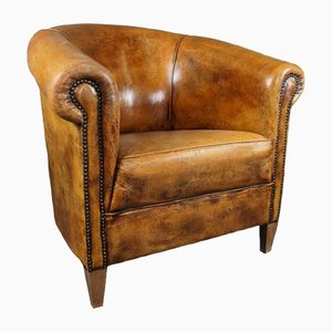 Vintage Club Chair in Sheep Leather