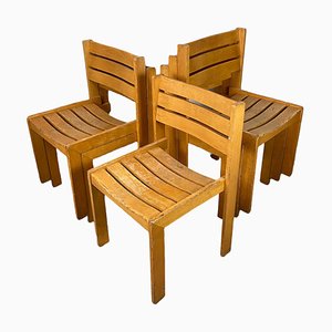 Stacking Chairs from Wilkhahn, Set of 6