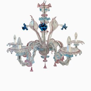 Murano Glass Chandelier from Cesare Toso, 1970s