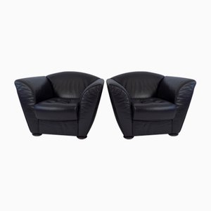 Leather Zelda Armchairs by Peter Maly for Cor, Set of 2