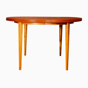 Mid-Century Danish Teak Table with 3 Extensions