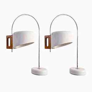 Sauce Table Lamps by Tomas Diaz Magro for Fase, 1969, Set of 2
