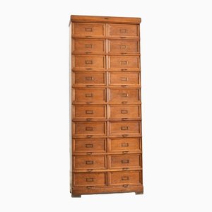 French Notary Cabinet in Oak & Cherry