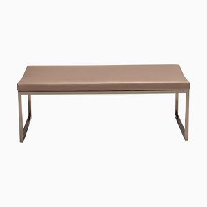Monge Bench in Leather by Gordon Guillaumier for Minotti