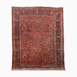 Vintage Saruk Teppich aus Baumwolle & Wolle