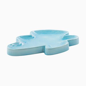 Big Tropical Turquoise Lake Tray by Pulpo
