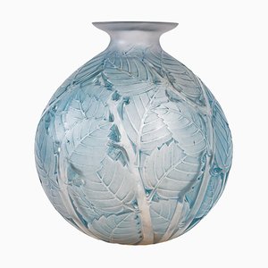 Milan Vase in Clear Glass by Lalique