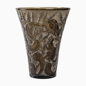 Jarrón Sénart vintage de Lalique