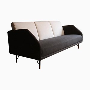 3-Seat 77 Sofa in Wood and Fabric by Finn Juhl for Design M