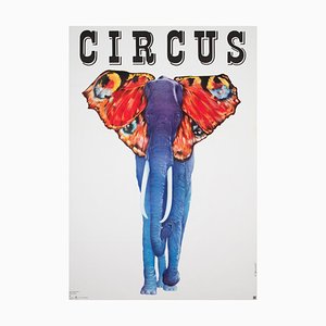 Polish Circus Poster by Pagowski, 1979
