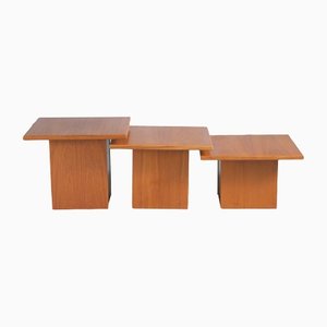 Mid-Century Danish Nesting Tables by Gangso, 1970, Set of 3
