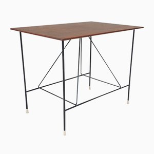 Rod Table in Teak and Iron, 1950s