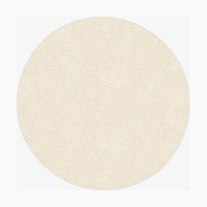 Tapis Circle Uni Blanc de Marqqa