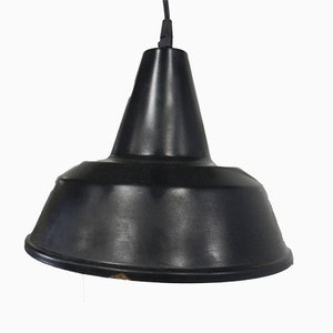 D30 Black Metal Lamp, 1950s